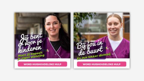Social media uitingen van campagne