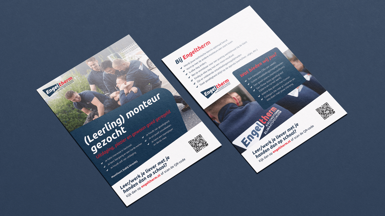 Engeltherm vacature flyer.