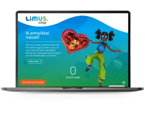 Website mockup van nieuwe website Limus College