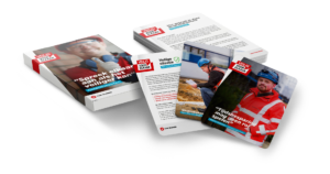 mockup gesprekskaarten voor veiligheidscampagne Van Wijnen.