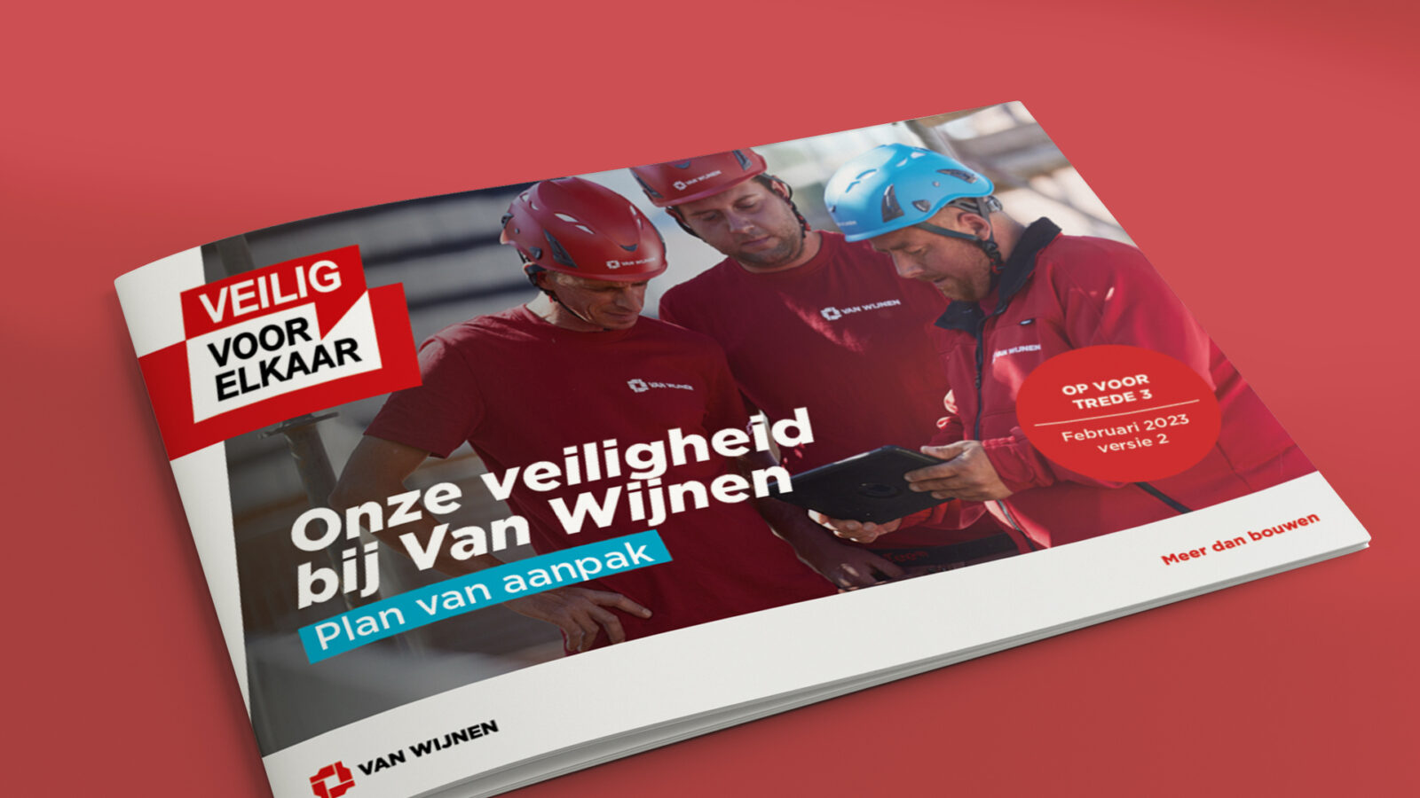 Van wijnen 'Veilig voor elkaar' campagne magazine cover.